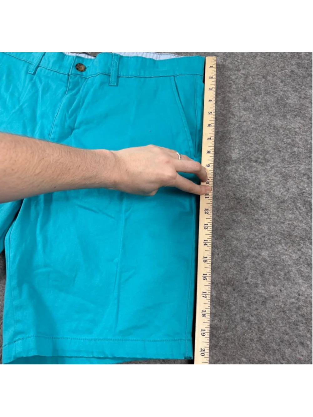 Mens 38 Berkley Jensen Blue Chino Shorts Stretch Casual Golf 10”